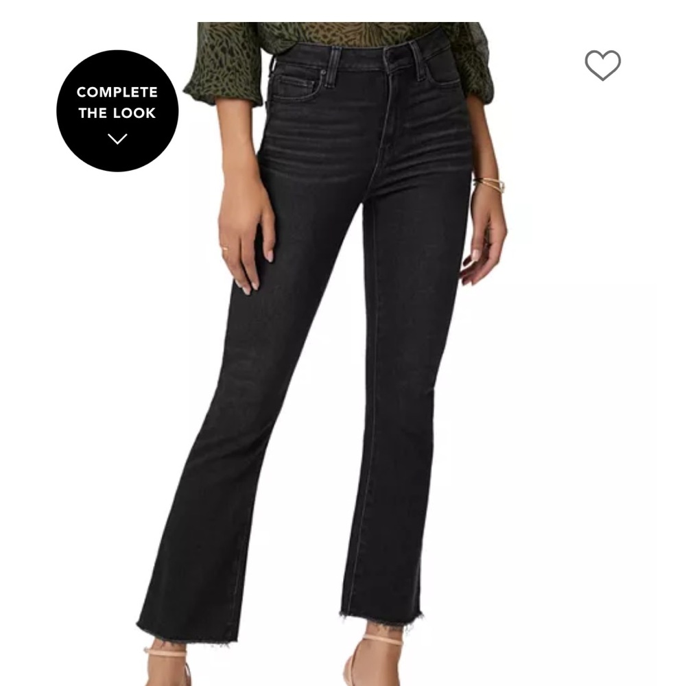 PAIGE Claudine Black Flare Women's Jeans